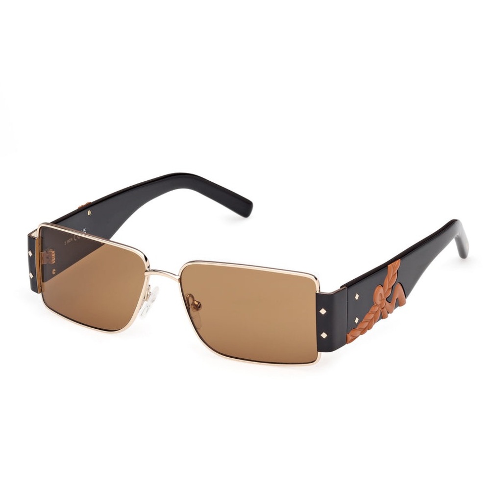 MCM Sunglasses Worldwide Sunwear / Shiny Pale Gold and Black